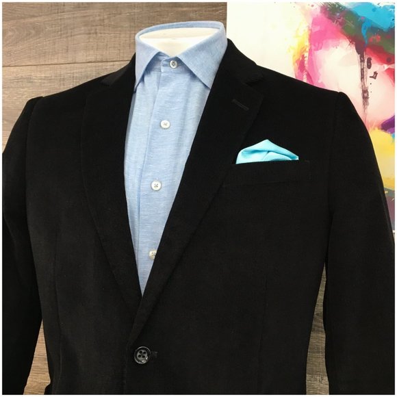 Stafford Mens Blazer Sport Coat Two Button Casual Jacket Size 42L Corduroy Suits - Picture 2 of 13